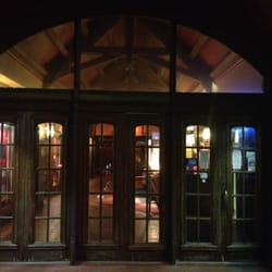 Doors at night.