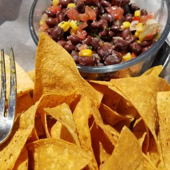 The Backstretch - Black bean salsa tasted good and fresh on a summer June day - Bars Near Me - Delaware, Ohio