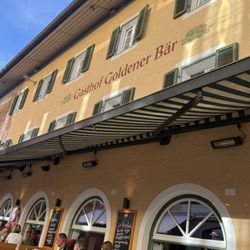 Goldener Bär - Name of restaurant.