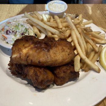 Jack's Restaurant & Bar - Fish-N-Chips with Fries and Cole Slaw - Breakfast & Brunch Near Me - Newark, California Jack's Restaurant & Bar - Fish-N-Chips with Fries and Cole Slaw - Breakfast & Brunch Near Me - Newark, California