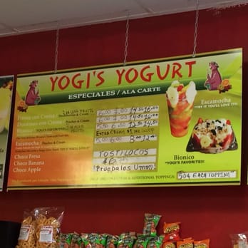 Yogi's Yogurt - Menu - Juice Bars & Smoothies Near Me - Hawthorne, California Yogi's Yogurt - Menu - Juice Bars & Smoothies Near Me - Hawthorne, California