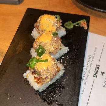 SUSHI-SAN - Spicy Tuna Aburi - Sushi Bars Near Me - Chicago, Illinois