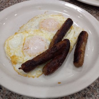 Leon's Family Dining - Eggs over medium and sausage links - American Near Me - Dearborn, Michigan Leon's Family Dining - Eggs over medium and sausage links - American Near Me - Dearborn, Michigan