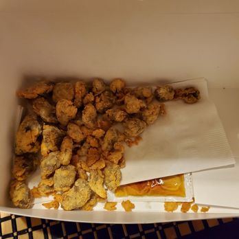 Lucky Wishbone - This is a $13 order of "gizzards".  At first I thought it was a joke. I remember the day when they actually made an effort. Sad. - Burgers Near Me - Anchorage, Alaska