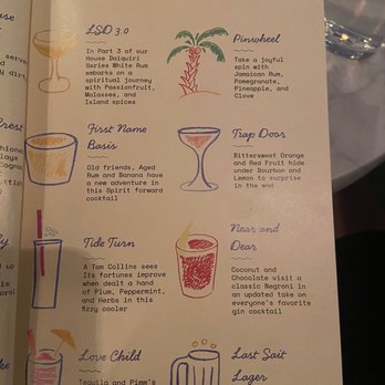 Last Saint - Signature cocktail menu - Bars Near Me - Charleston, South Carolina
