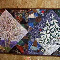 Patch'Passions - "Les saisons" (en vitrine du magasin)
