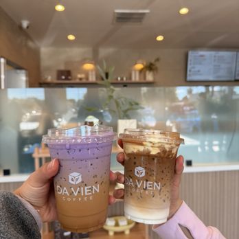 Da Vien Coffee - Ube cream coffee & banana latte - Coffee & Tea Near Me - Milpitas, California