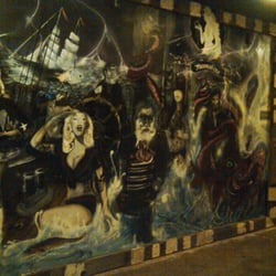 Moonshine - Mural outside the entrance