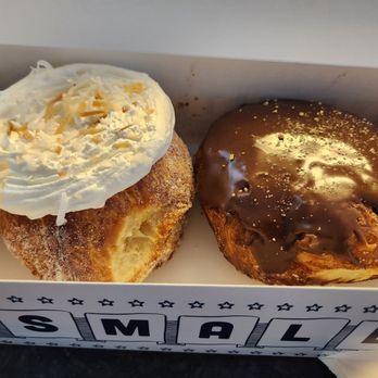 Parlor Doughnuts - Coconut Cream Filled and Boston Cream - Donuts Near Me - Sterling Heights, Michigan