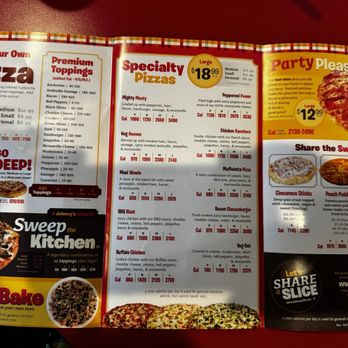 Johnny's Pizza House - Menu - Pizza Near Me - Gonzales, Louisiana Johnny's Pizza House - Menu - Pizza Near Me - Gonzales, Louisiana