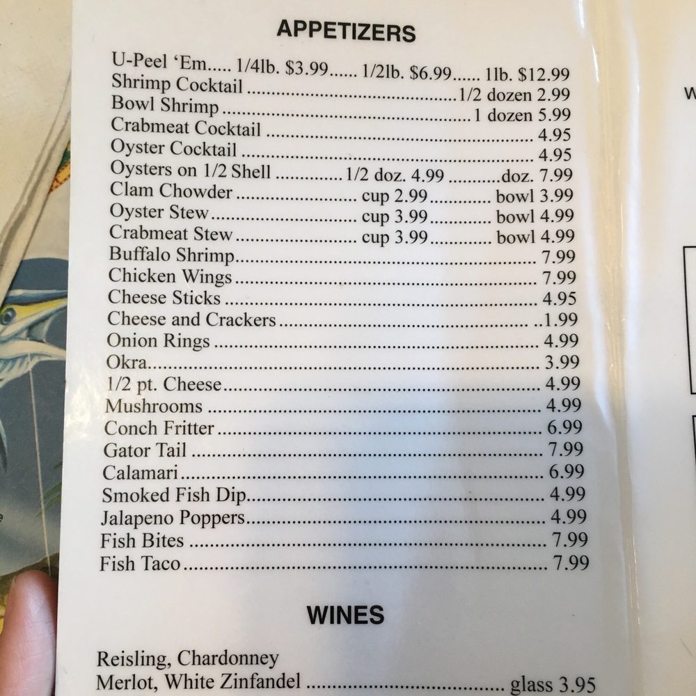 Seafood Kitchen - Menu - Seafood Near Me - Atlantic Beach, Florida