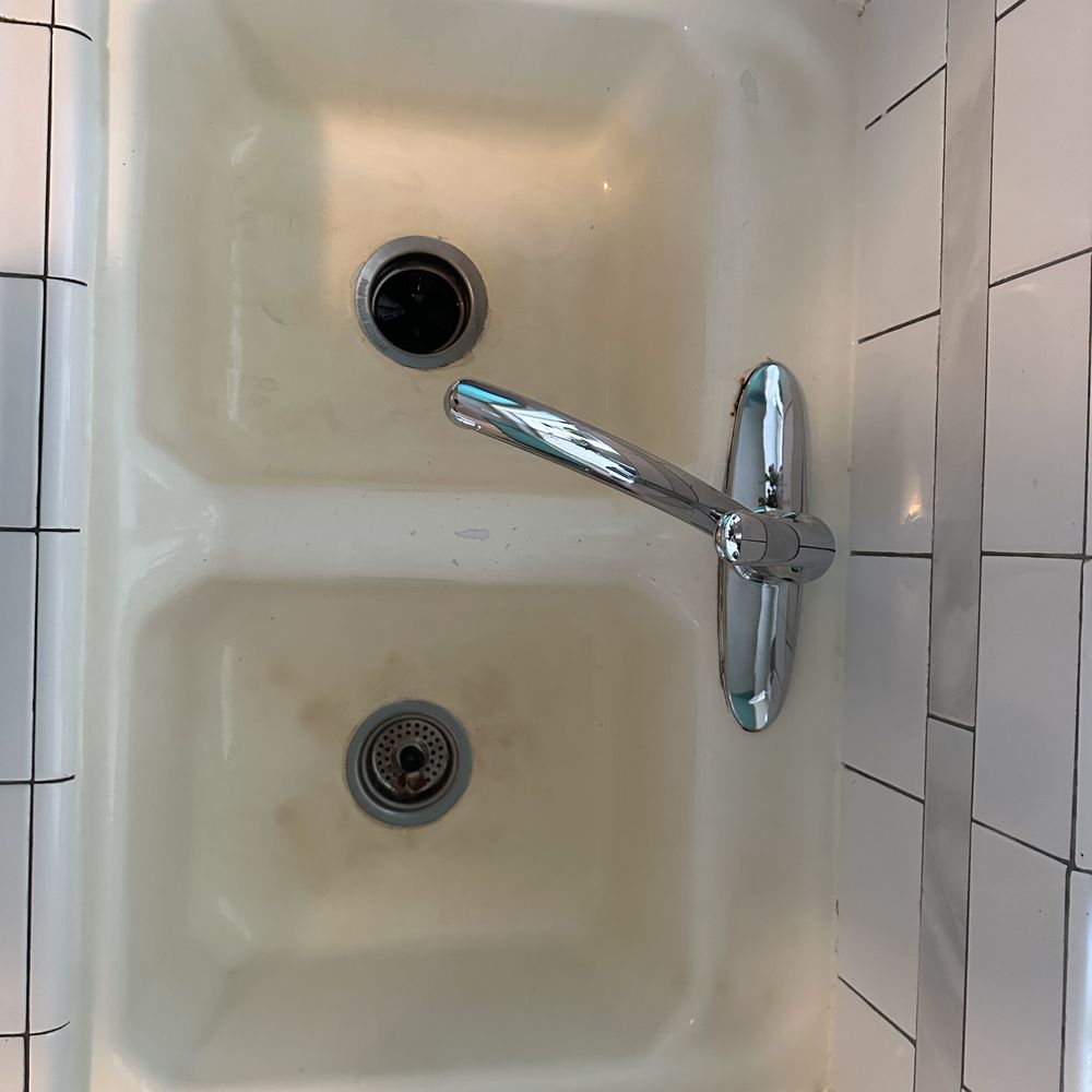 Simply Reglaze - The sink now (August 2024, though honestly it started looking this way within about 1-2 months after the reglaze). - Refinishing Services Near Me - Burbank, California Simply Reglaze - The sink now (August 2024, though honestly it started looking this way within about 1-2 months after the reglaze). - Refinishing Services Near Me - Burbank, California