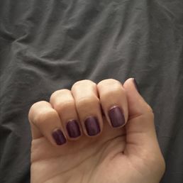 Opi gel mani pedi $70 - color is Feel the chemis-tree! Perfect fall color!