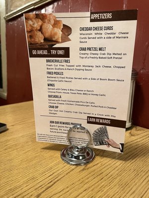 Menu photo 1 Brickerville House Family Restaurant Lititz, PA