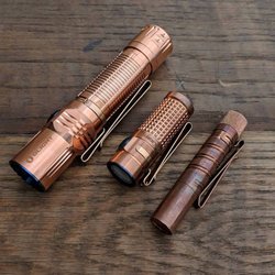 Illumn - Some limited edition copper flashlights that change with age.