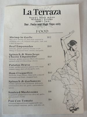 Menu photo 5 La Terraza Boca Raton, FL Menu photo 5 La Terraza Boca Raton, FL