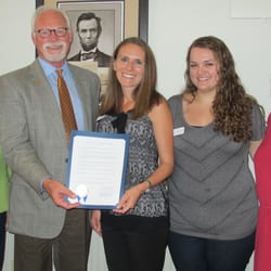 Estes Audiology - Estes Audiology with Mayor of Boerne and Chamber of Commerce members receiving the proclamation of May as Better Hearing Month in Boerne, TX