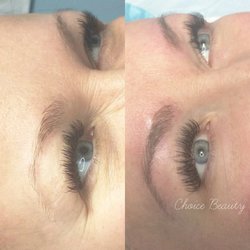 Choice Beauty - Lash and Brow Studio - Microblading, before and after