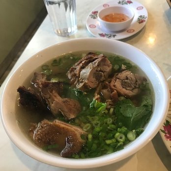 A Dong Restaurant - Duck Meat in Bone Egg Noodle - Vegetarian Near Me - Des Moines, Iowa