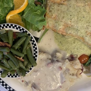 Black Bear Diner Goodyear - Blackened Pesto Salmon (960 cals.) - American Near Me - Goodyear, Arizona