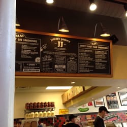 Jimmy John's - The menu to order off of.