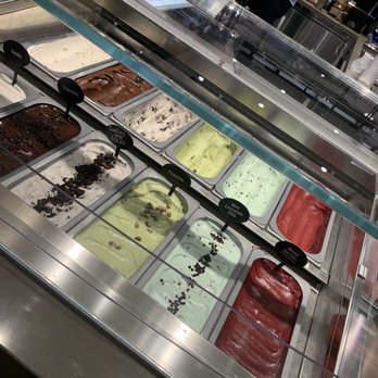 Gelato - a display of different flavors of ice cream - Gelato Near Me - Springfield, Massachusetts
