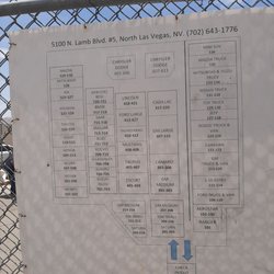 Nevada Pic A Part - Map of the lot