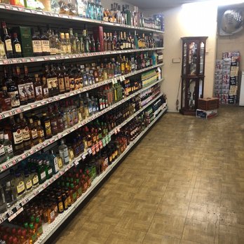 Santee Mini Market - shelves of alcohol and condiments - Beer, Wine & Spirits Near Me - Santee, California