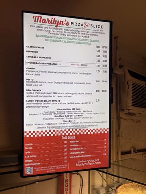 Menu photo 2 Marilyn’s Pizza Sacramento, CA Menu photo 2 Marilyn’s Pizza Sacramento, CA