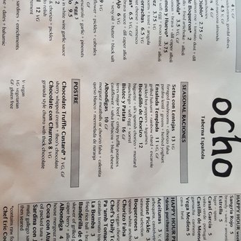 Ocho - Tapas Bars Near Me - Seattle, Washington