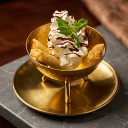 Fried Banana with ice cream