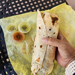 Los Carnales Mexican Food - Huge breakfast burrito
