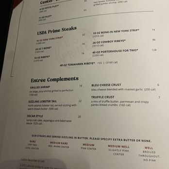 Ruth's Chris Steak House - Menu - Steakhouses Near Me - Austin, Texas Ruth's Chris Steak House - Menu - Steakhouses Near Me - Austin, Texas