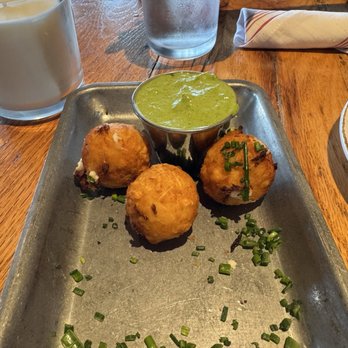 Whiskey Cake - Crab Fritters - New American Near Me - San Antonio, Texas