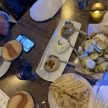 Avli River North - Zucchini Chips and Spread Sampler - Greek Near Me - Chicago, Illinois
