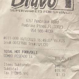 a receipt for a restaurant a receipt for a restaurant