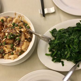 Beijing Chinese Dining - shrimp w/tofu; peapod stems - Chinese Near Me - Lexington, Massachusetts