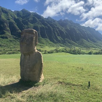 Kualoa Ranch - replica of a moai from Rapa Nui - Tours Near Me - Kaneohe, Hawaii Kualoa Ranch - replica of a moai from Rapa Nui - Tours Near Me - Kaneohe, Hawaii