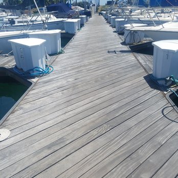 Marina Cortez - Uneven/worn finish teak deck. Unstable docks. - Marinas Near Me - San Diego, California