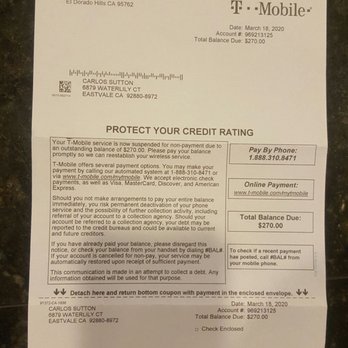 T-Mobile - Threatening letter from bullies in the cellular industry - Mobile Phones Near Me - Mira Loma, California