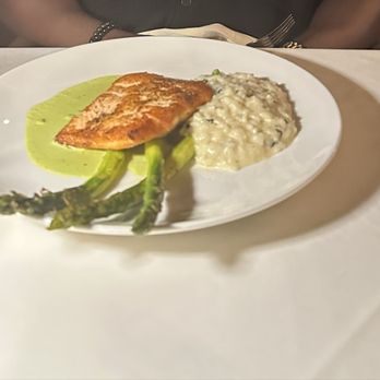 Georgia James - Salmon with risotto and asparagus - Steakhouses Near Me - Houston, Texas