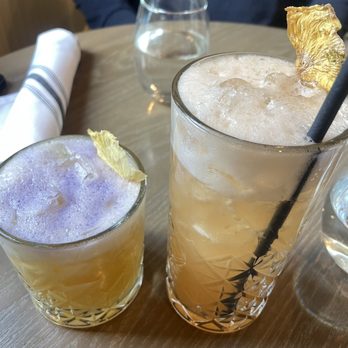 Farm & Fire - Coconut mai Tai and Watermelon Fizz - Canadian (New) Near Me - Banff, Alberta Farm & Fire - Coconut mai Tai and Watermelon Fizz - Canadian (New) Near Me - Banff, Alberta