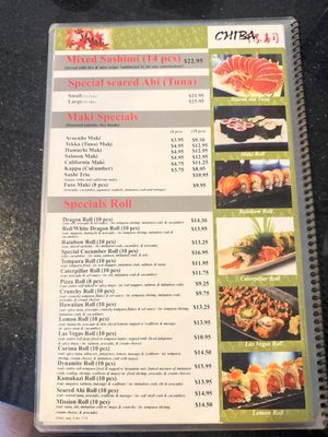 Menu photo 7 Chiba Japanese San Diego, CA Menu photo 7 Chiba Japanese San Diego, CA