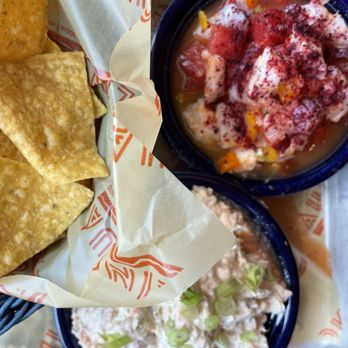 Terlingua - smoked salmon dip w/ jalapeños and ceviche - Barbeque Near Me - Portland, Maine Terlingua - smoked salmon dip w/ jalapeños and ceviche - Barbeque Near Me - Portland, Maine