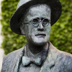 The James Joyce Centre - James Joyce statue, photo by Priory Studios