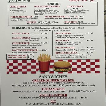 Novas Cafe & Grill - Menu Novas Cafe & Grill 940-328-2015 - Comfort Food Near Me - Mineral Wells, Texas Novas Cafe & Grill - Menu Novas Cafe & Grill 940-328-2015 - Comfort Food Near Me - Mineral Wells, Texas