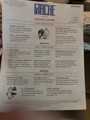 Menu photo 3 Parche Oakland, CA Menu photo 3 Parche Oakland, CA