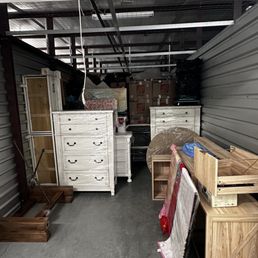 What they claimed filled the storage unit to the ceiling.