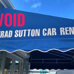 Conrad Sutton car rental main enterance
