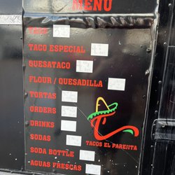 Tacos El Parejita - Menu